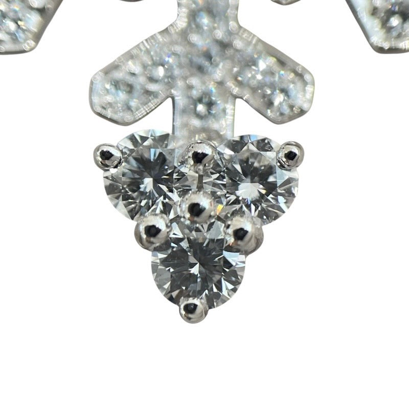 ヴァンクリーフ＆アーペル Van Cleef & Arpels スノーフレークブローチ 750WG/ダイヤモンド ジュエリー