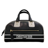 クリスチャン・ディオール Christian Dior ヴァイブ ボーリングバッグ スモール M6209OOBR ブラック×ホワイト カーフ レディース ボストンバッグ