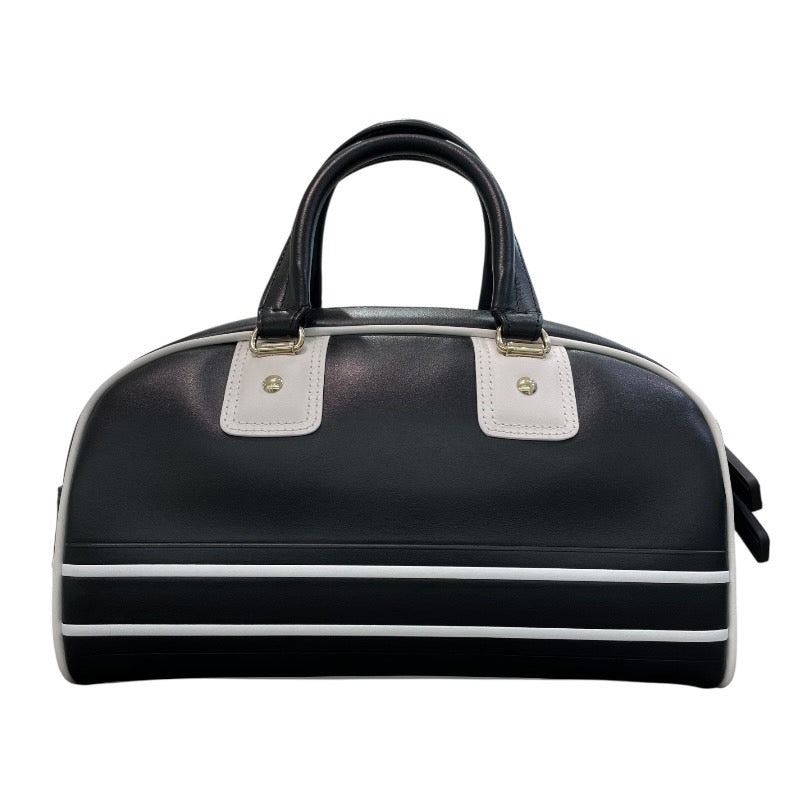 クリスチャン・ディオール Christian Dior ヴァイブ ボーリングバッグ スモール M6209OOBR ブラック×ホワイト カーフ レディース ボストンバッグ
