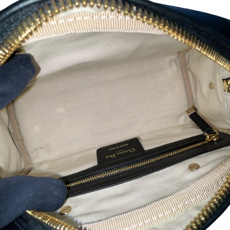 クリスチャン・ディオール Christian Dior ヴァイブ ボーリングバッグ スモール M6209OOBR ブラック×ホワイト カーフ レディース ボストンバッグ