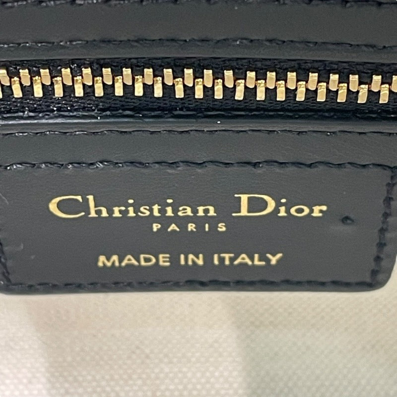 クリスチャン・ディオール Christian Dior ヴァイブ ボーリングバッグ スモール M6209OOBR ブラック×ホワイト カーフ レディース ボストンバッグ