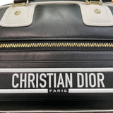 クリスチャン・ディオール Christian Dior ヴァイブ ボーリングバッグ スモール M6209OOBR ブラック×ホワイト カーフ レディース ボストンバッグ
