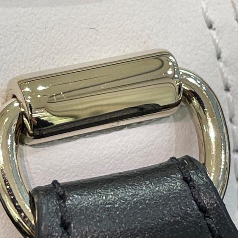 クリスチャン・ディオール Christian Dior ヴァイブ ボーリングバッグ スモール M6209OOBR ブラック×ホワイト カーフ レディース ボストンバッグ
