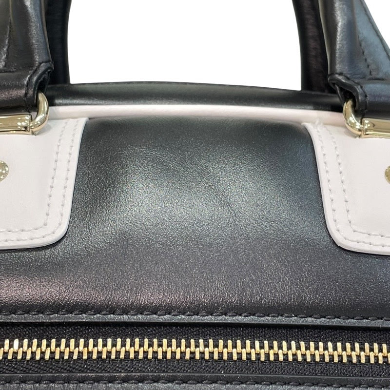 クリスチャン・ディオール Christian Dior ヴァイブ ボーリングバッグ スモール M6209OOBR ブラック×ホワイト カーフ レディース ボストンバッグ