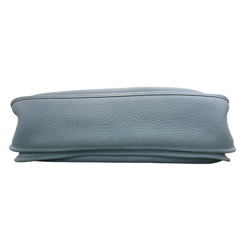 エヴリン3 GM □M刻印 シエル/シルバー金具 トリヨン レディース ショルダーバッグ