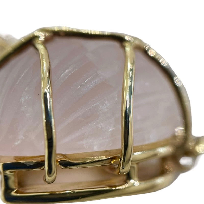クリスチャン・ディオール Christian Dior ローズネックレス 750/ローズクォーツ ジュエリー