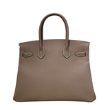 エルメス HERMES バーキン30 B刻印 エトゥープ ゴールド金具 エプソン レディース ハンドバッグ