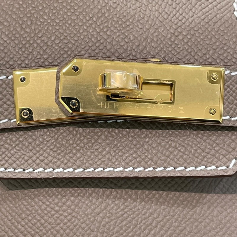 エルメス HERMES バーキン30 B刻印 エトゥープ ゴールド金具 エプソン レディース ハンドバッグ