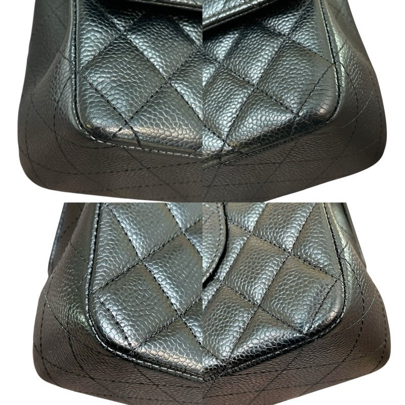 シャネル CHANEL マトラッセ25 A01112 ブラック シルバー金具