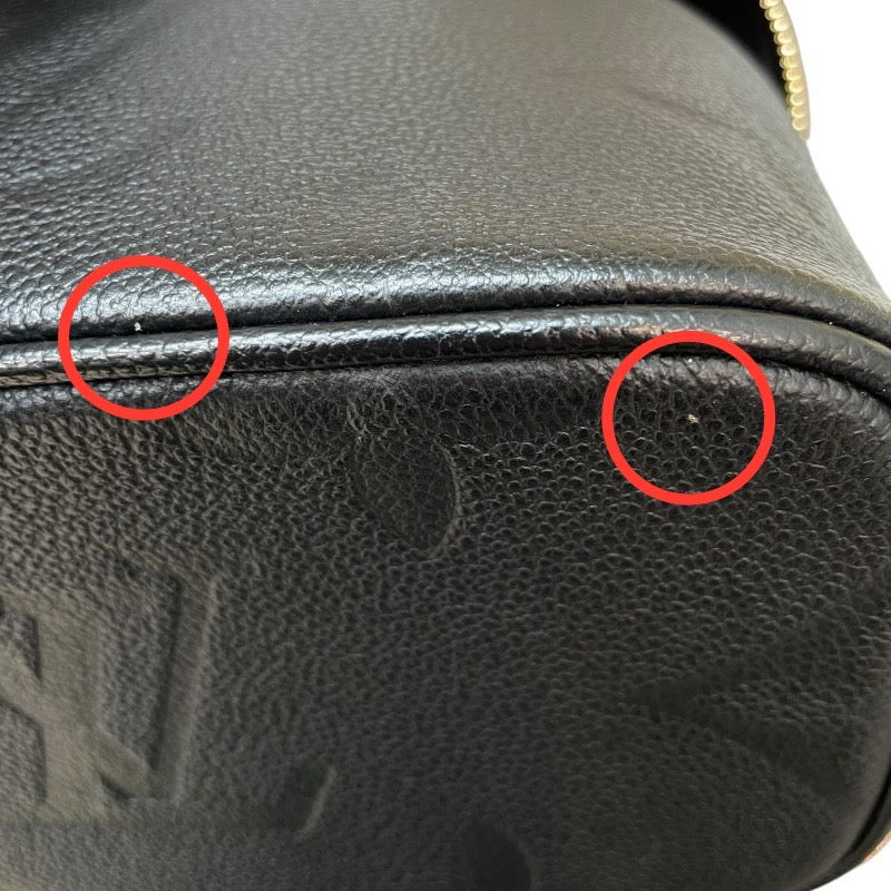 ルイ・ヴィトン LOUIS VUITTON ヴァニティ PM M45598 ノワール モノグラムアンプラント レディース ハンドバッグ