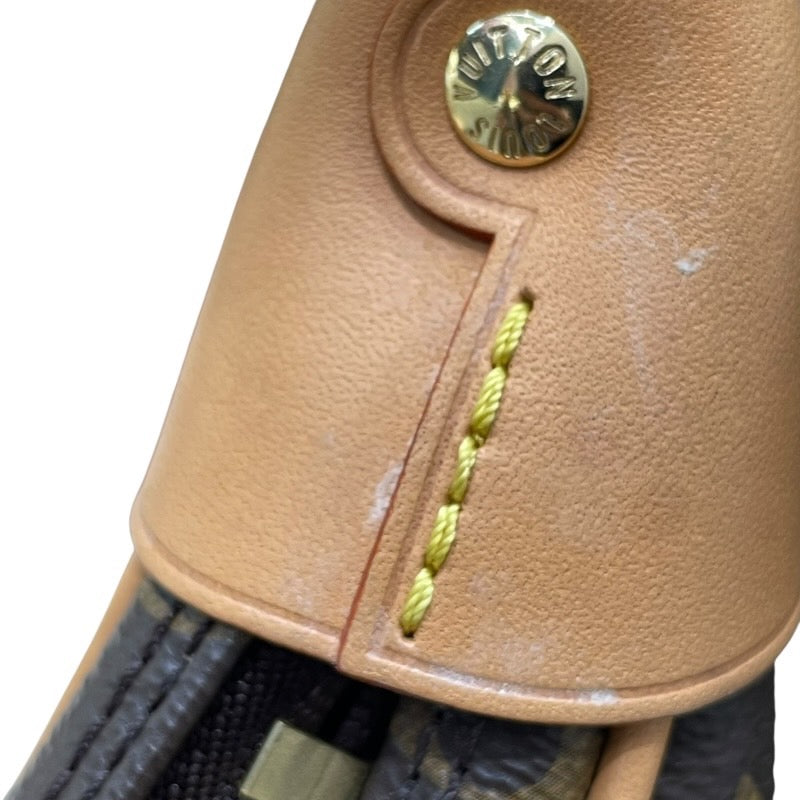 Louis Vuitton ブラウンショルダーバッグ Louis Vuitton ブラウンレザーショルダーバッグ