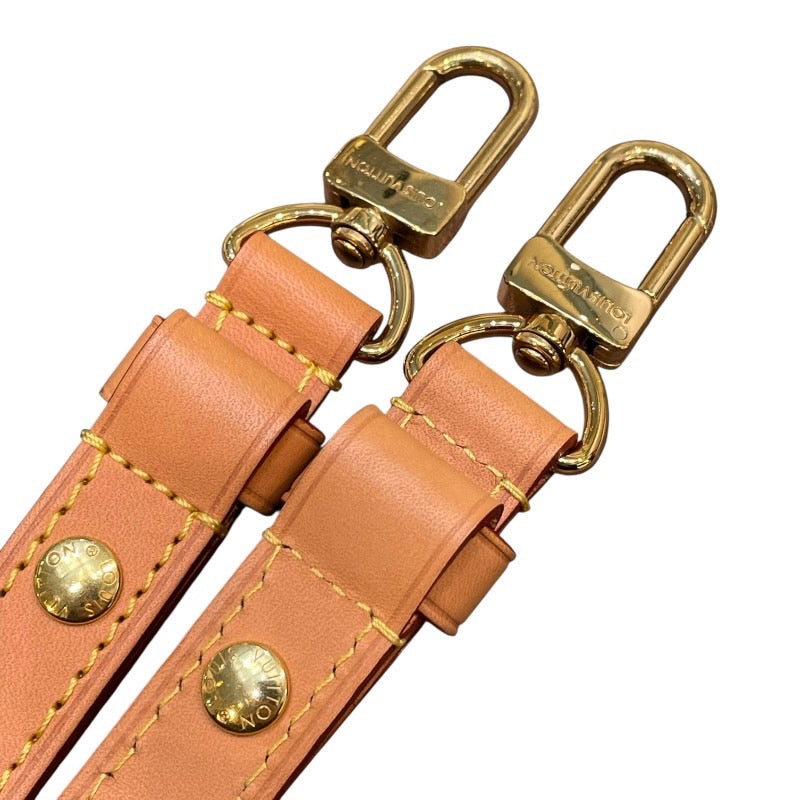Louis Vuitton ブラウンレザーショルダーバッグ