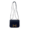 エルメス HERMES マイクロコンスタンスミニミニ 〇V刻 ブルーサフィール　GD金具 リザード ユニセックス ショルダーバッグ
