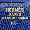 エルメス HERMES マイクロコンスタンスミニミニ 〇V刻 ブルーサフィール　GD金具 リザード ユニセックス ショルダーバッグ