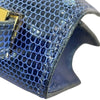 エルメス HERMES マイクロコンスタンスミニミニ 〇V刻 ブルーサフィール　GD金具 リザード ユニセックス ショルダーバッグ