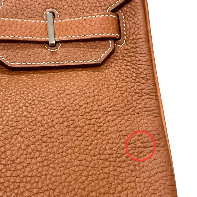 エルメス HERMES バーキン35 □I刻印 ゴールド シルバー金具 トゴ レディース ハンドバッグ