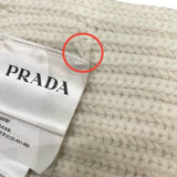 プラダ PRADA ロゴ カシミヤバラクラバ アイボリー カシミヤ レディース その他ファッション雑貨