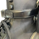 プラダ PRADA モノリス 厚底ブーツ 17255M ブラック ナイロン レディース ブーツ