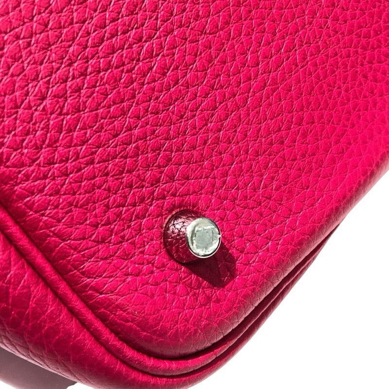 エルメス HERMES ピコタンロック エクラMM Z刻 フランボワーズ/ルージュセリエ トリヨン レディース ハンドバッグ