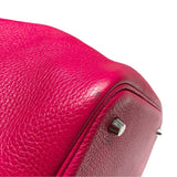 エルメス HERMES ピコタンロック エクラMM Z刻 フランボワーズ/ルージュセリエ トリヨン レディース ハンドバッグ