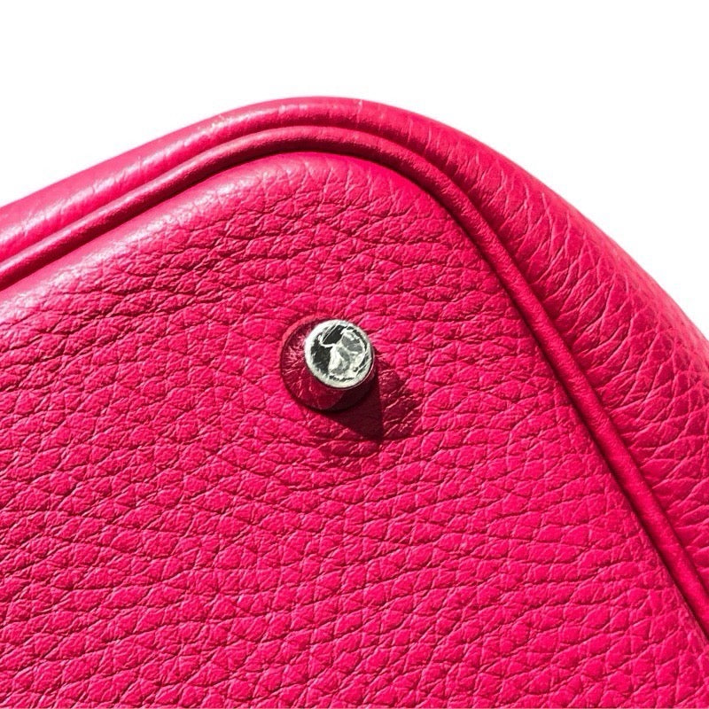 エルメス HERMES ピコタンロック エクラMM Z刻 フランボワーズ/ルージュセリエ トリヨン レディース ハンドバッグ