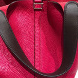 エルメス HERMES ピコタンロック エクラMM Z刻 フランボワーズ/ルージュセリエ トリヨン レディース ハンドバッグ