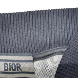 クリスチャン・ディオール Christian Dior オブリーク総柄ブルゾン 143G33A4057 ネイビー レーヨン レディース ブルゾン