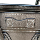 セリーヌ CELINE ラゲージナノショッパー 189243 カーキ ドラムドカーフ レディース ショルダーバッグ