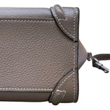 セリーヌ CELINE ラゲージナノショッパー 189243 カーキ ドラムドカーフ レディース ショルダーバッグ