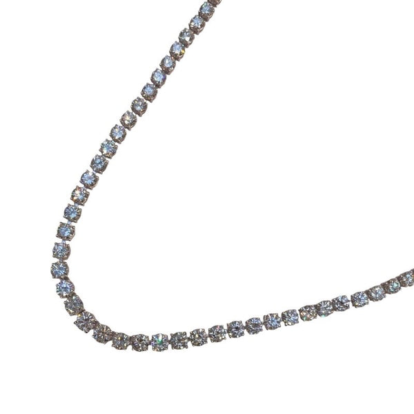 18kD0.47ct ダイヤモンドネックレス ダイヤモンドネックレス K18WG/ダイヤモンド86粒(47.958ct