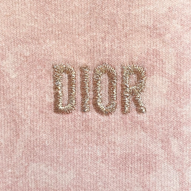 クリスチャン・ディオール Christian Dior ロゴ刺繍 グラデーションワンピース 1WBB13DRSA ピンク ブルー コットン94% エラスタン6% キッズ ワンピース