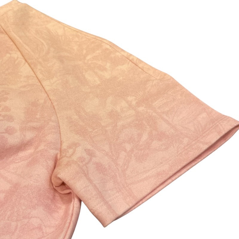 クリスチャン・ディオール Christian Dior ロゴ刺繍 グラデーションワンピース 1WBB13DRSA ピンク ブルー コットン94% エラスタン6% キッズ ワンピース