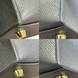 エルメス HERMES ケリー25 外縫い K刻印 ブラック ゴールド金具 エプソン レディース ショルダーバッグ