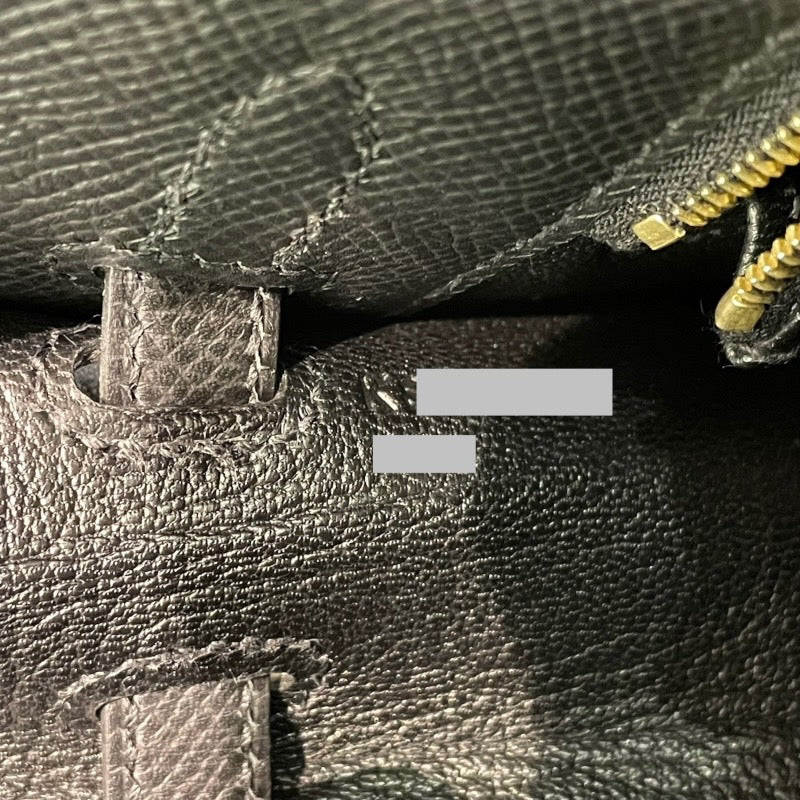 エルメス HERMES ケリー25 外縫い K刻印 ブラック ゴールド金具 エプソン レディース ショルダーバッグ