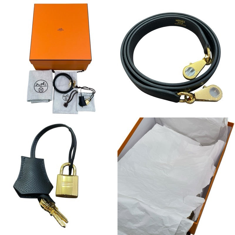 エルメス HERMES ケリー25 外縫い K刻印 ブラック ゴールド金具 エプソン レディース ショルダーバッグ