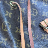 ルイ・ヴィトン LOUIS VUITTON モンスリMM M51136 ブラウン モノグラム・キャンバス レディース リュック・デイパック