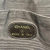 シャネル CHANEL ココマークチェーントートバッグ ブラック×ゴールドブラック金具 キャビアスキン レディース トートバッグ
