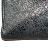 シャネル CHANEL ココマークチェーントートバッグ ブラック×ゴールドブラック金具 キャビアスキン レディース トートバッグ