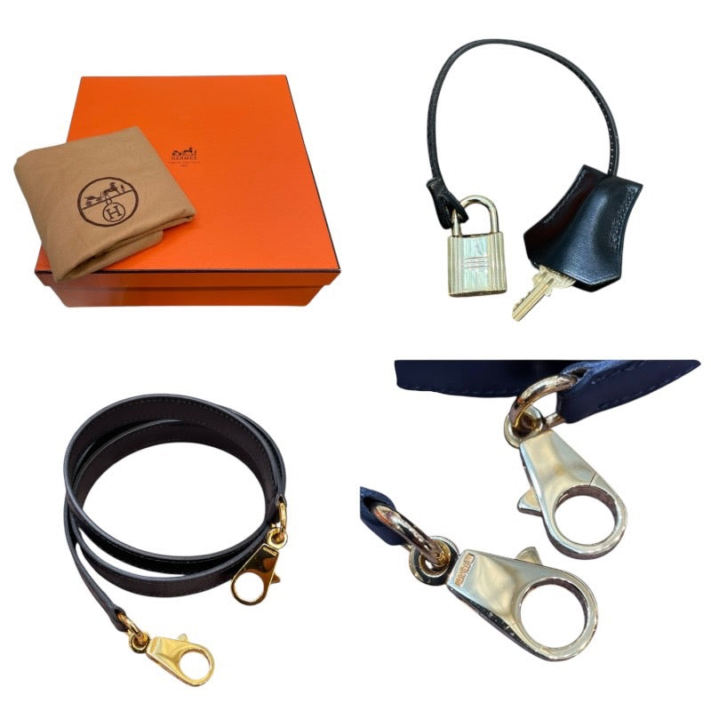エルメス HERMES ケリー28 〇W刻 ブラック　GD金具 ボックスカーフ レディース ショルダーバッグ