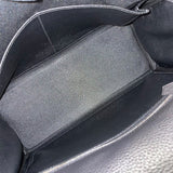 エルメス HERMES ケリー28 内縫い B刻印 ブラック シルバー金具 トリヨンクレマンス レディース ショルダーバッグ