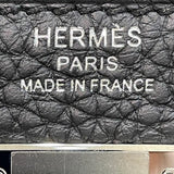エルメス HERMES ケリー28 内縫い B刻印 ブラック シルバー金具 トリヨンクレマンス レディース ショルダーバッグ