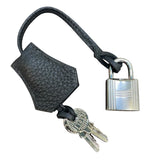 エルメス HERMES ケリー28 内縫い B刻印 ブラック シルバー金具 トリヨンクレマンス レディース ショルダーバッグ