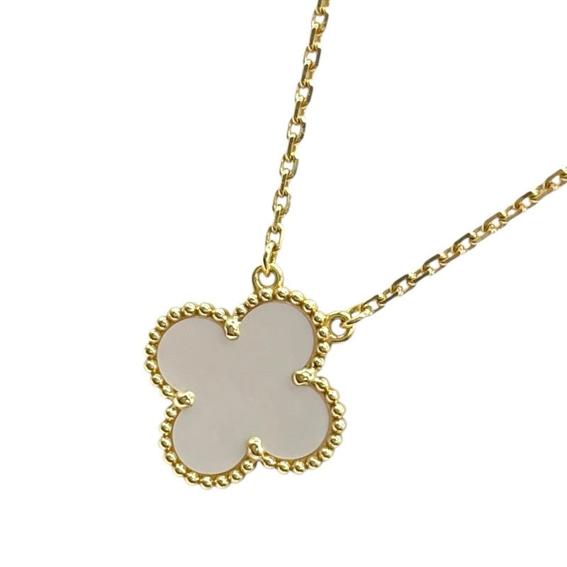 ヴァンクリーフ＆アーペル Van Cleef & Arpels ヴィンテージアルハンブラネックレス ゴールド Au750/マザーオブパール ジュエリー