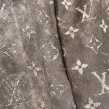 ルイ・ヴィトン LOUIS VUITTON レザーストラップモノグラムクラウドドレス FODS89 ブラック シルク レディース ワンピース