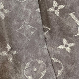 ルイ・ヴィトン LOUIS VUITTON レザーストラップモノグラムクラウドドレス FODS89 ブラック シルク レディース ワンピース
