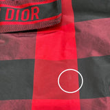 クリスチャン・ディオール Christian Dior ロゴブロックチェック ナイロンアノラックジャケット 957C03A2852 レッド ポリエステル メンズ その他アウター