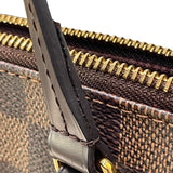 ルイ・ヴィトン LOUIS VUITTON イエナMM N41013 ブラウン ダミエ・エベヌ レディース トートバッグ