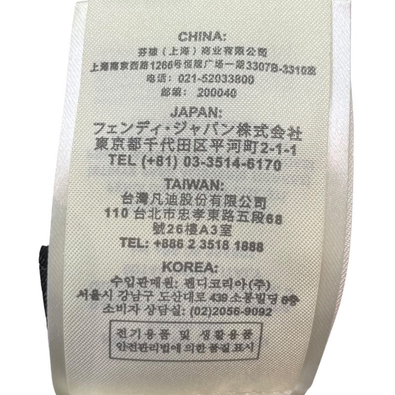フェンディ FENDI FF総柄ファー装飾半袖カットソー FZY935 コットン55％ レーヨン45％ レディース カットソー