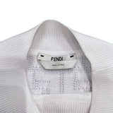 フェンディ FENDI FF総柄ファー装飾半袖カットソー FZY935 コットン55％ レーヨン45％ レディース カットソー