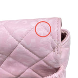 シャネル CHANEL マトラッセブレスポーチ ピンク　GD金具 レザー レディース ポーチ